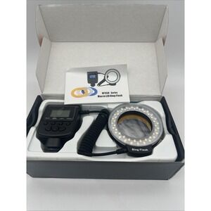 Neewer‎ 48 Macro LED Ring Flash W/ Power Control, Adapter Rings Diffusers R550